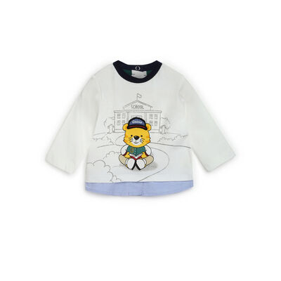 Boys Bronze Printed Long Sleeve T-Shirt